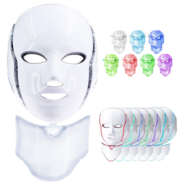 ماسک نور درمانی در رنگ های مختلف