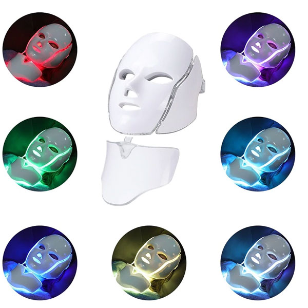 رنگ های مختلف نوری در ماسک لایت تراپی